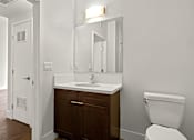 Thumbnail 8 of 23 - Bathroom with shower and tub.
