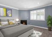 Thumbnail 7 of 19 - Brightly lit upstairs bedroom with new carpeting.