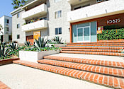 Thumbnail 11 of 14 - Drought-tolerant landscaping at entrance to Rose North Apartments.
