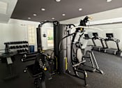 Thumbnail 4 of 26 - Fitness Center with Weight Machines, Treadmills, and Bikes.