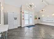 Thumbnail 19 of 24 - Lobby with secure lockers for resident package delivery.