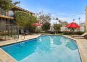 Thumbnail 18 of 25 - Fenced courtyard pool and BBQ area.