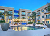 Thumbnail 3 of 35 - Night time relaxing and luxurious pool view at The Mosaic on Broadway, San Antonio, TX, 78215