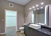 Thumbnail 25 of 35 - Upscale Apartment Bathroom with Vessel Sink at The Mosaic on Broadway, Texas, 78215