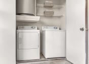 Thumbnail 10 of 28 - a small laundry room with a washer and dryer