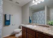 Thumbnail 8 of 17 - a bathroom with a sink toilet and a mirror