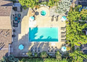 Thumbnail 26 of 48 - a birds eye view of the pool at the resort at longboat key club