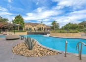 Thumbnail 22 of 35 - take a dip in the pool at villas at houston levee west apartments in cord
