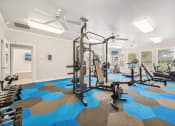 Thumbnail 31 of 53 - the gym at the preserve at green trees apartments sc