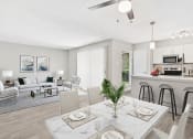 Thumbnail 12 of 41 - our apartments offer a living room with a dining area and a kitchen