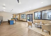 Thumbnail 21 of 33 - the preserve at ballantyne commons living room and kitchen