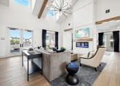 Thumbnail 20 of 38 - the preserve at ballantyne commons living room and dining area