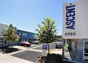 Thumbnail 7 of 77 - A building with the word Ascent on it.