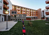 Thumbnail 1 of 94 - A building with a green lawn in front of it.