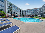 Thumbnail 40 of 63 - A swimming pool and sundeck at 1 Kennedy Flats in Danbury, CT
