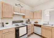 Thumbnail 3 of 44 - Digital staged kitchen at Cumberland Crossing, Rhode Island