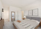 Thumbnail 14 of 44 - Digital staged Master Bedroom at Cumberland Crossing, Cumberland, RI, 02864