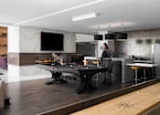 Thumbnail 15 of 32 - The Scott common space area with pool table and shuffle board