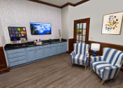 Thumbnail 4 of 27 - Coffee Bar and Lounge Area at The Estates at Ballantyne, Charlotte, North Carolina, 28277