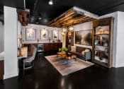 Thumbnail 3 of 31 - leasing office lobby with modern decor at Mariposa Lofts, Atlanta, 30307