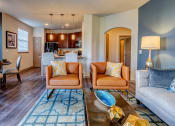 Thumbnail 15 of 24 - model living room and kitchen at Creekside at Providence, Mt Juliet, TN