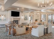 Thumbnail 23 of 94 - Lounge With TV at The Villas at Ellis Manor, Fresno, California