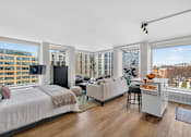 Thumbnail 16 of 33 - Cozy Living Room at Reflections at the Wharf, Washington, DC