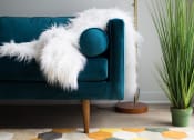 Thumbnail 9 of 52 - couch in apartment living room at Pinnex, Indianapolis, IN, 46203