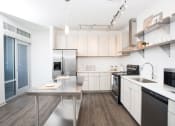 Thumbnail 8 of 33 - kitchen in apartment at 747 Apartments, Indianapolis, IN