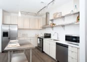Thumbnail 6 of 33 - kitchen in apartment at 747 Apartments, Indianapolis, IN, 46202