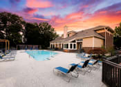 Thumbnail 3 of 27 - swimming pool at sunset  at Butternut Ridge, North Olmsted
