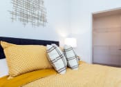 Thumbnail 5 of 52 - bed in bedroom at Pinnex, Indianapolis, IN, 46203