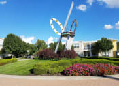 Thumbnail 24 of 28 - sculpture in center of community at CityView, North Kansas City, MO