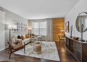Thumbnail 5 of 37 - Model Living Room at Penn Circle, Carmel