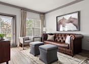 Thumbnail 7 of 59 - Living Room With Plenty Of Natural Lights at Adara Overland Park, Overland Park