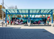 Thumbnail 50 of 63 - bus stop shelter at Edge 35, Indianapolis, IN, 46203