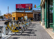 Thumbnail 48 of 63 - bicycle rental station at Edge 35, Indianapolis
