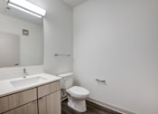 Thumbnail 34 of 43 - Bathroom with toilet at 747 Apartments, Indianapolis, 46202