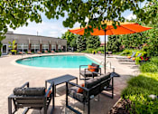 Thumbnail 23 of 57 - Pool With Lounge Area at CityView, North Kansas City