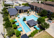 Thumbnail 14 of 43 - an overhead view of a swimming pool at the resort at Discovery at Craig Ranch, McKinney, TX, 75070