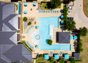 Thumbnail 13 of 43 - arial view of the pool at the resort at longboat key club at Discovery at Craig Ranch, McKinney, Texas