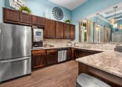 Thumbnail 43 of 45 - Fully Furnished Kitchen at Avenues at Tuscan Lakes, League City, TX, 77573