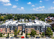 Thumbnail 60 of 100 - Aerial Property View at Edge 35 Apartments, Indiana, 46203