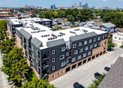Thumbnail 61 of 100 - Overhead Property View at Edge 35 Apartments, Indianapolis, IN, 46203