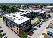Thumbnail 74 of 100 - Aerial View of Residential Property at Edge 35 Apartments, Indianapolis, IN, 46203