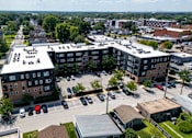 Thumbnail 67 of 100 - Aerial Cityscape View at Edge 35 Apartments, Indiana, 46203
