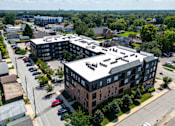 Thumbnail 76 of 100 - Property Aerial Overview at Edge 35 Apartments, Indianapolis, 46203