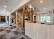 Thumbnail 24 of 100 - Reception Area at Edge 35 Apartments, Indianapolis