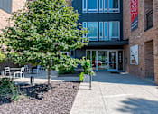 Thumbnail 55 of 100 - Tree in Front of a Building at Edge 35 Apartments, Indianapolis, 46203