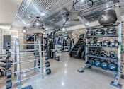 Thumbnail 18 of 100 - Well-equipped Home Gym at Edge 35 Apartments, Indianapolis, 46203